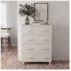 vidaXL Buffet HAMAR Blanc 79x40x103,5 cm Bois massif de pin