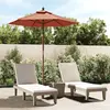 vidaXL Chaise de relaxation Jaune moutarde Tissu