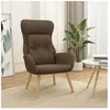 vidaXL Chaise de relaxation Marron Tissu