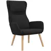 vidaXL Chaise de relaxation Noir Velours