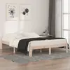 vidaXL Cadre de lit bois massif 150x200 cm très grand