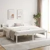 vidaXL Lit pour personne âgée blanc 180x200 cm bois de pin massif