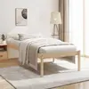 vidaXL Lit pour personne âgée 90x200 cm bois massif de pin