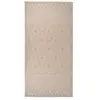 vidaXL Tapis à tissage plat d'extérieur 100x200 cm Rayures brunes