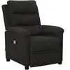 vidaXL Vidaxl Fauteuil De Massage Inclinable Noir Tissu