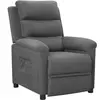 vidaXL Vidaxl Fauteuil Inclinable Gris Clair Tissu