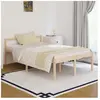 vidaXL Lit pour personne âgée 120x190 cm petit double bois massif pin