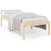 vidaXL Vidaxl Cadre De Lit Bois De Pin Massif 90x190 Cm Simple