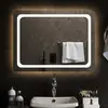 vidaXL Miroir de salle de bain à LED 80x60 cm