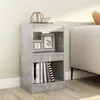 vidaXL Bibliothèque/Séparateur de pièce Gris béton 40x30x72 cm