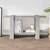 vidaXL Bibliothèque Gris béton 100x30x51 cm Bois d'ingénierie