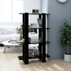 vidaXL Bibliothèque/Séparateur de pièce Noir 80x30x123,5 cm