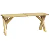 vidaXL Banc de jardin 110 cm Bois de pin imprégné