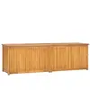 vidaXL Boîte de jardin 175x50x55 cm Bois massif de teck