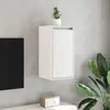 vidaXL Armoires murales 2 pcs Blanc 30x30x60 cm Bois de pin massif