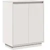 vidaXL Buffet Blanc 60x34x75 cm Bois massif de pin