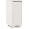 vidaXL Buffet Blanc 31,5x34x75 cm Bois massif de pin