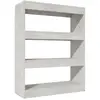 vidaXL Bibliothèque/Cloison Gris béton 80x30x103 cm Bois d'ingénierie