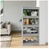 vidaXL Bibliothèque/Cloison Sonoma gris 60x30x135 cm Bois d'ingénierie