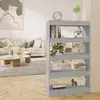 vidaXL Bibliothèque/Séparateur de pièce Sonoma gris 80x30x135 cm