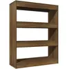 vidaXL Bibliothèque/Cloison Chêne marron 80x30x103 cm Bois ingénierie