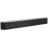 vidaXL Lit surélevé de jardin Acier enduit de poudre Anthracite