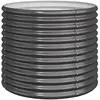 vidaXL Jardinière Acier enduit de poudre 80x80x68 cm Anthracite