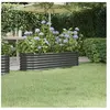 vidaXL Lit surélevé de jardin Acier enduit de poudre Anthracite