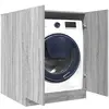 vidaXL Meuble pour machine à laver Sonoma gris 71x71,5x91,5 cm
