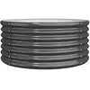 vidaXL Jardinière Acier enduit de poudre 80x80x36 cm Anthracite