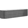 vidaXL Lit surélevé de jardin Acier enduit de poudre Anthracite