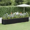 vidaXL Lit surélevé de jardin Acier enduit de poudre Anthracite