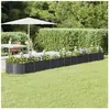 vidaXL Lit surélevé de jardin Acier enduit de poudre Anthracite