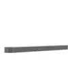 vidaXL Lit surélevé de jardin Acier enduit de poudre 620x80x36 cm gris