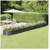 vidaXL Lit surélevé de jardin Acier enduit de poudre Anthracite