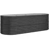 vidaXL Lit surélevé de jardin Acier enduit de poudre Anthracite