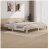 vidaXL Cadre de lit Bois de pin massif 200x200 cm