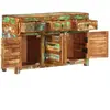 vidaXL Buffet 110x30x65 cm Bois massif de récupération