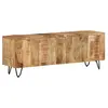 vidaXL Meuble TV 110x30x40 cm Bois massif de manguier
