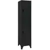 vidaXL Armoire à casiers Noir 38x45x180 cm Acier