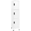 vidaXL Armoire à casiers Blanc 38x45x180 cm Acier