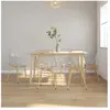 vidaXL Chaises à manger lot de 6 Transparent PET