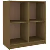 vidaXL Buffet Marron miel 70x33x76 cm Bois de pin massif