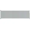 vidaXL Auvent latéral rétractable de patio 180x600 cm Gris