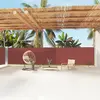 vidaXL Auvent latéral rétractable Marron 160x1200 cm