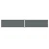 vidaXL Auvent latéral rétractable Anthracite 180x1000 cm
