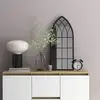 vidaXL Miroir Noir 70x30 cm Fer pour utilisation à l'intérieur
