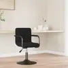 Non communiqué vidaXL Chaise de salle à manger Noir Velours