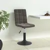 vidaXL Vidaxl Chaises Pivotantes À Manger Lot De 6 Gris Foncé Velours