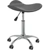 vidaXL Chaise de bureau Gris Similicuir